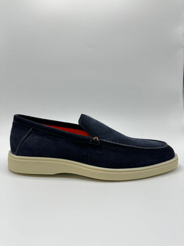 Santoni - Low Suede Loafer